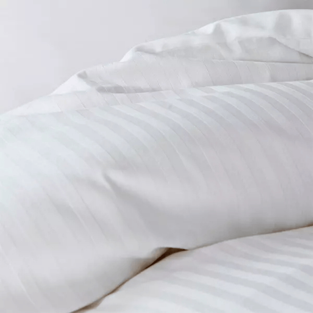 Duvet en algodón Sateen Stripe 300 Hilos