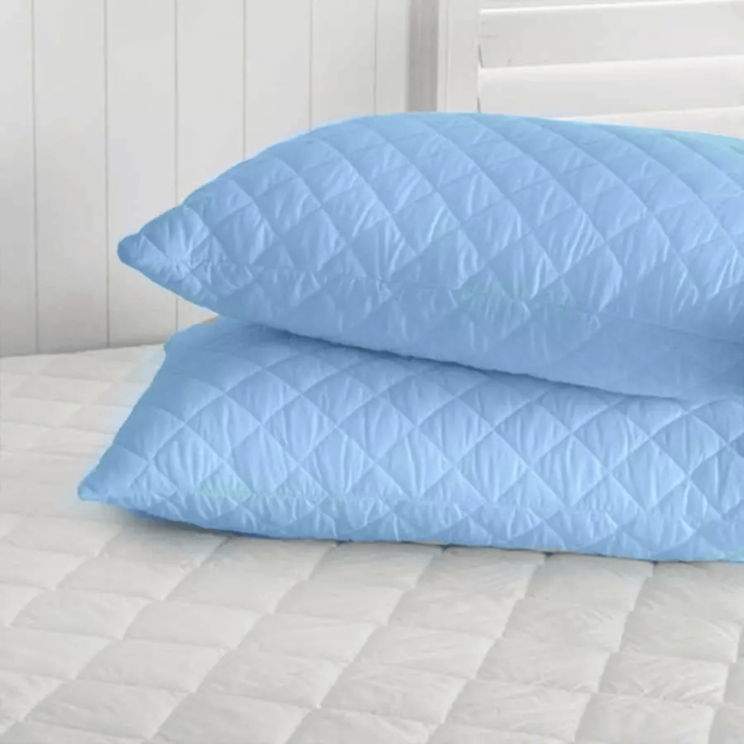 Set x2 Almohadas Siliconadas 45cmx65cm+Protector Almohada
