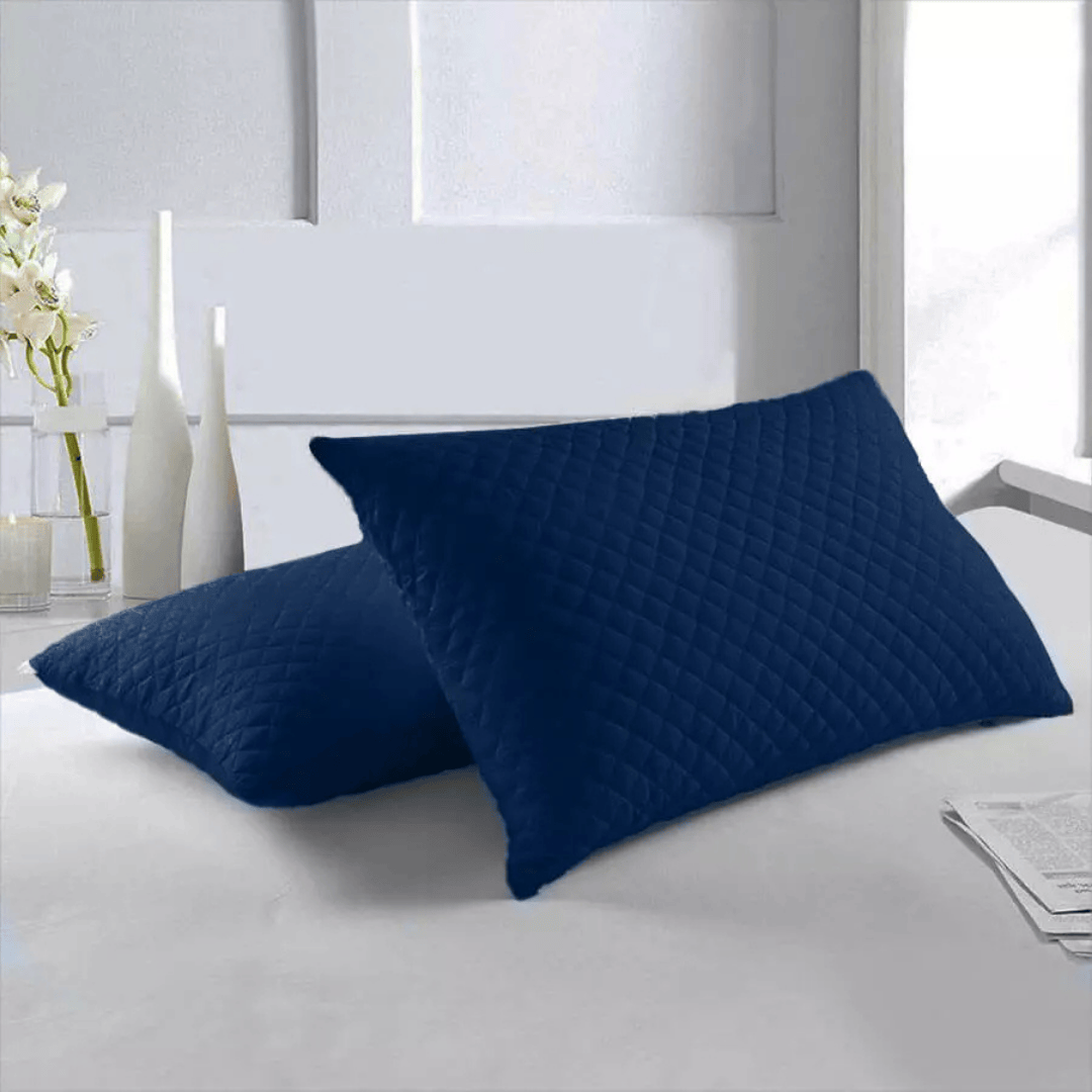 Set x2 Almohadas Siliconadas 45cmx65cm+Protector Almohada
