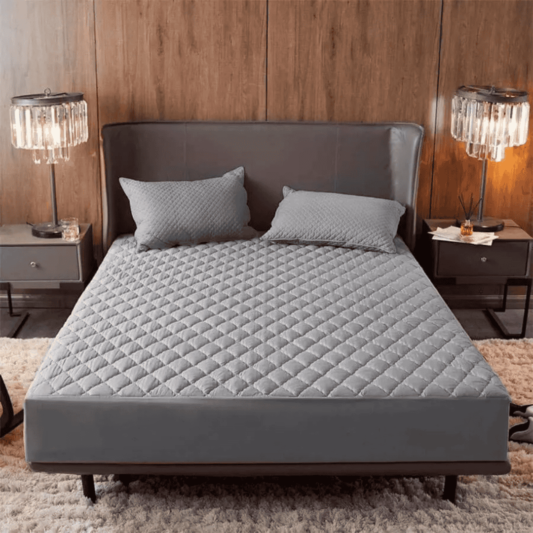 Protector de colchón acolchado + Protectores de almohada