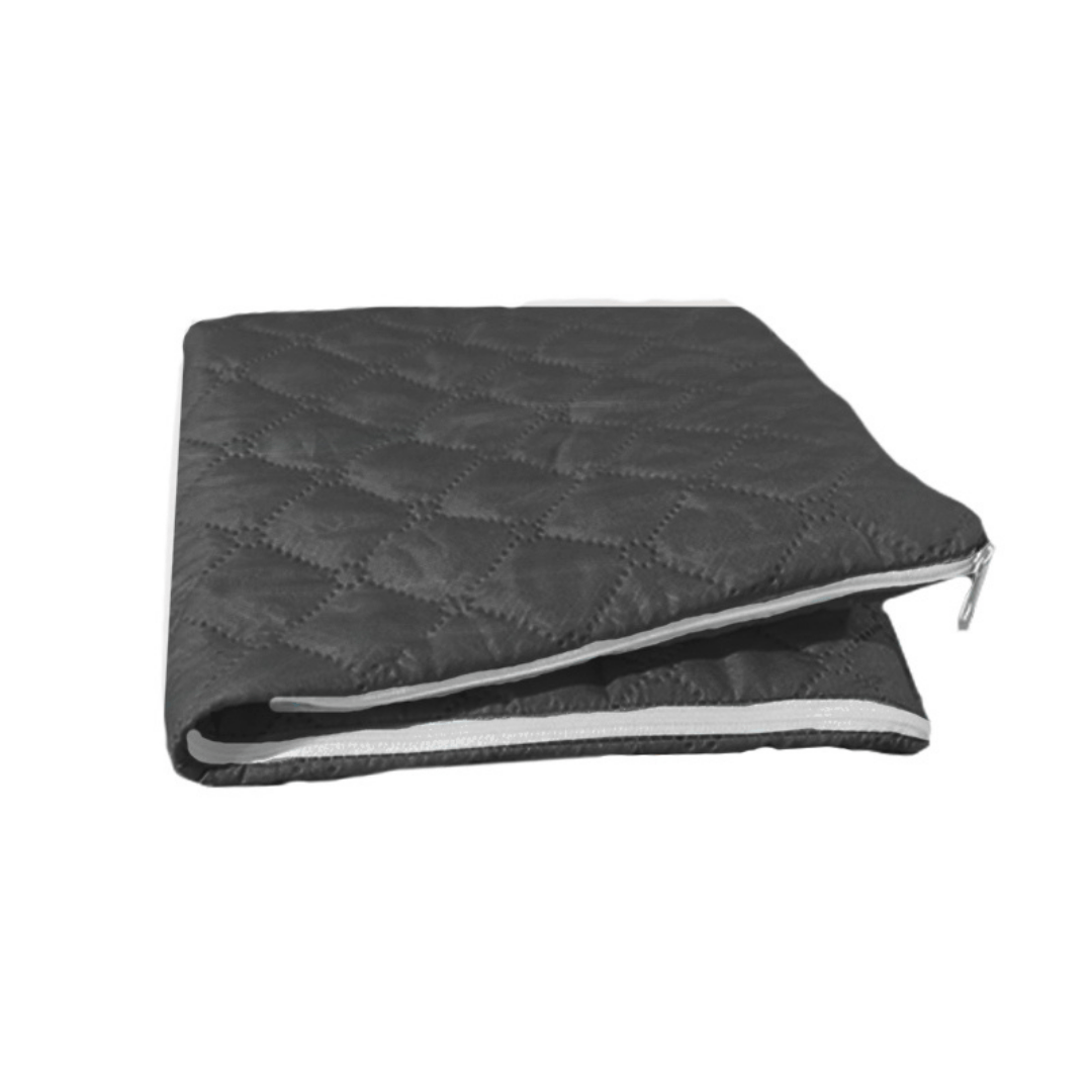 Protector de Almohada Acolchado Negro 45x65 cm