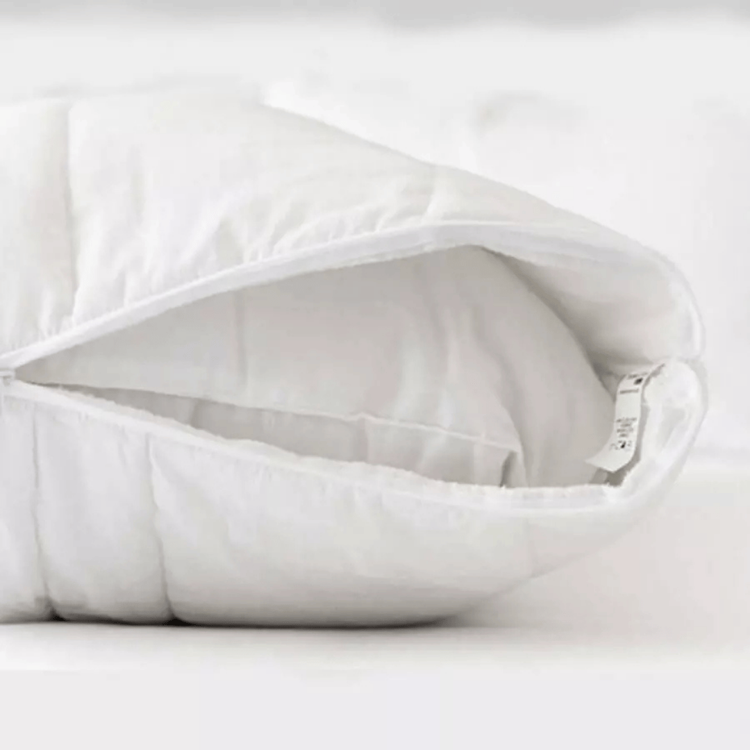 Set *2 Protectores de Almohadas Acolchada Blanco 50 cm*70 cm