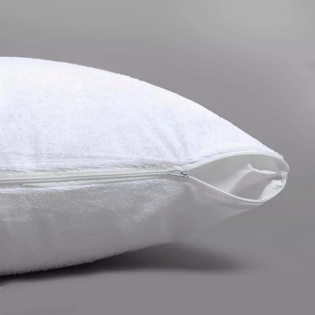 Set *2 Protectores de Almohadas Impermeable Terry