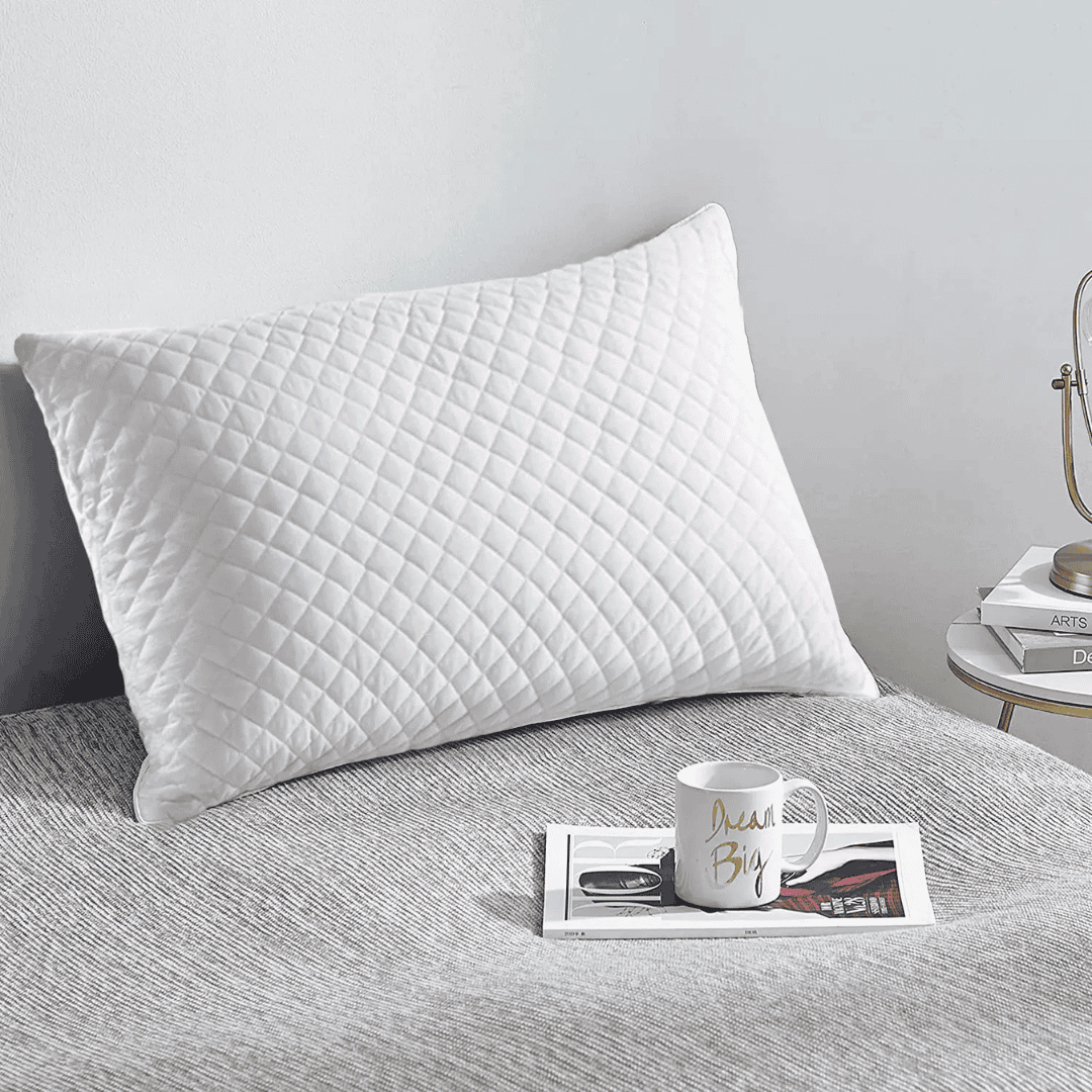 Set *2 Protectores de Almohadas Acolchada Blanco 50 cm*90 cm