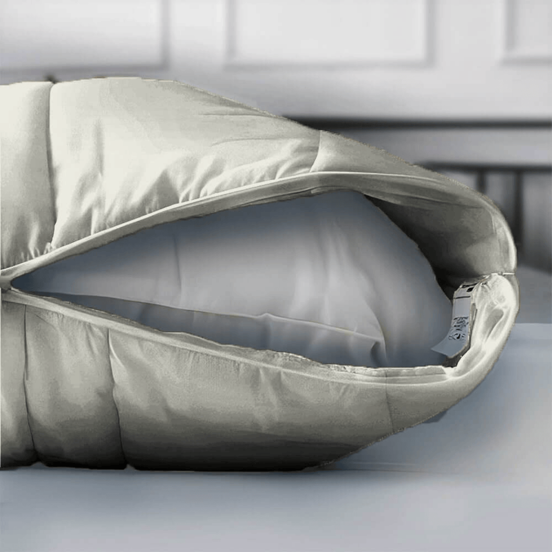 Set *2 Protectores de Almohadas Acolchados Beige 50 cm*70 cm