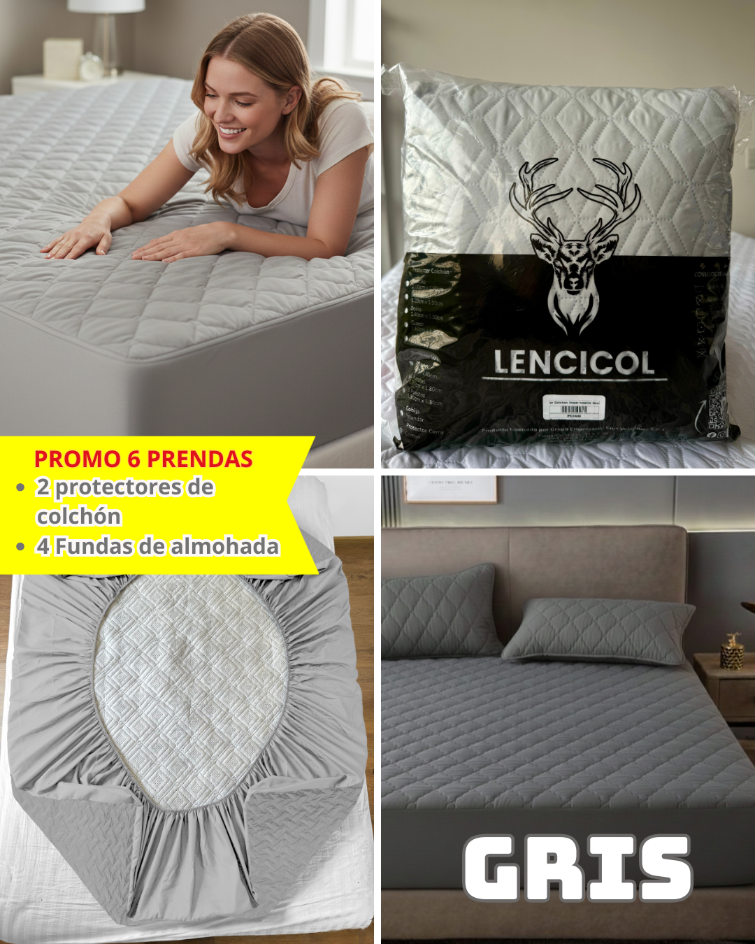 (6 X 1) PAGA 1 PROTECTOR DE COLCHON Y LLEVA 6 PRODUCTOS