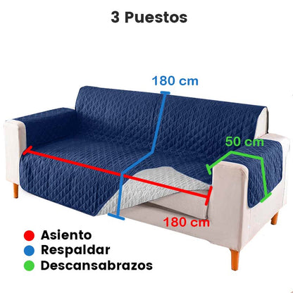 Protector de Sofá, 3 puestos, 180 cmt ancho*180 cmt alto