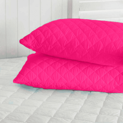 Set *2 Protectores de Almohadas Acolchados Fucsia 50 cm*70 cm