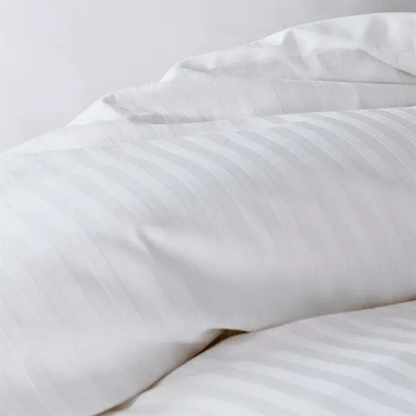 Duvet en algodón Sateen Stripe 300 Hilos