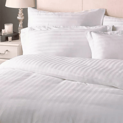 Duvet en algodón Sateen Stripe 300 Hilos