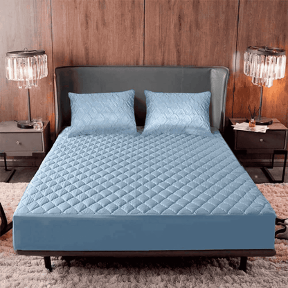 Protector de colchón acolchado + Protectores de almohada