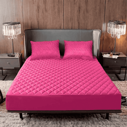 Protector de colchón acolchado + Protectores de almohada
