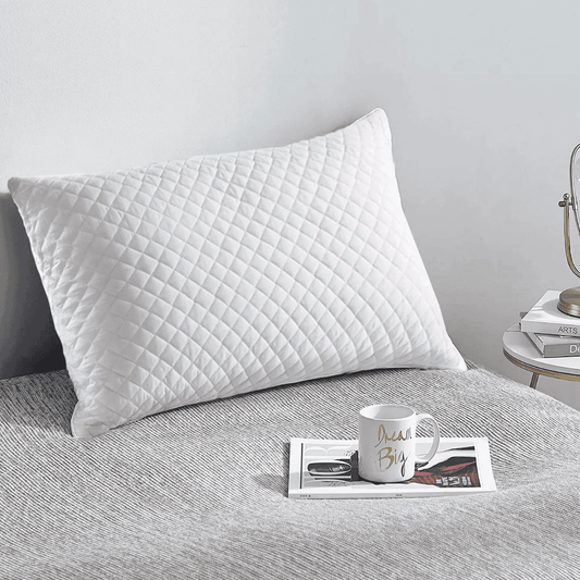 Set *2 Protectores de Almohadas Acolchada Blanco 50 cm*90 cm