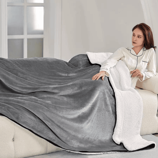 Cobija Térmica Gris 190cm*180cm