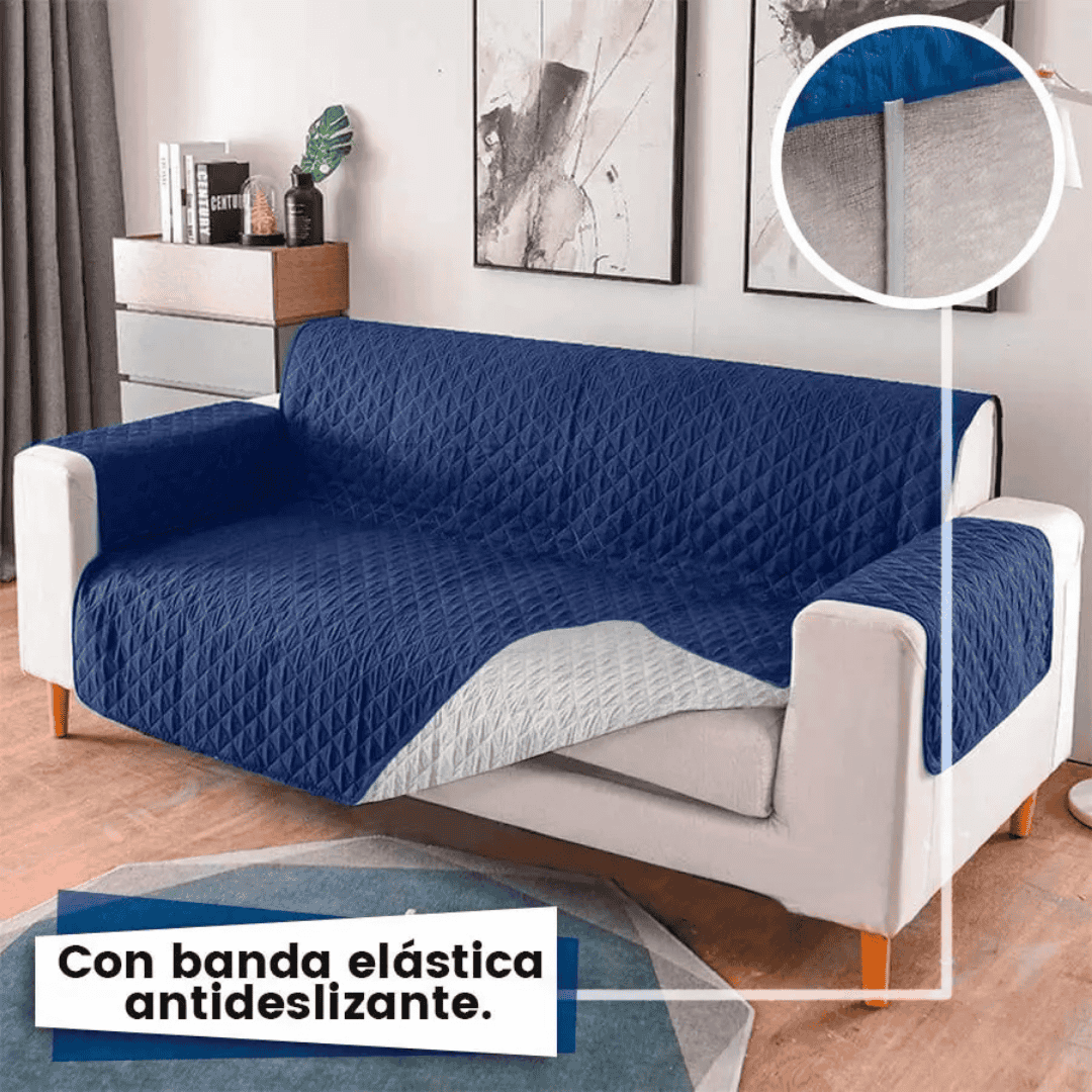 Protector Sofá Azul/Gris