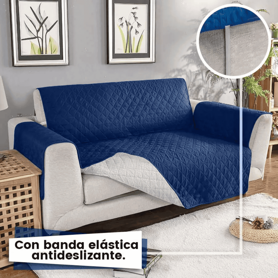 Protector Sofá Azul/Gris
