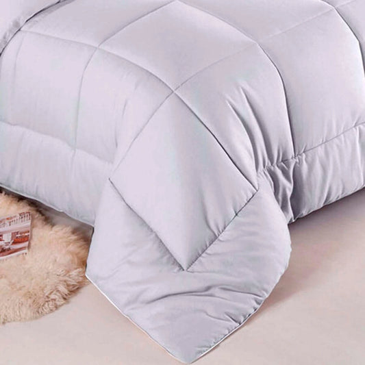 Edredon Premium Bicolor Blanco/Blanco
