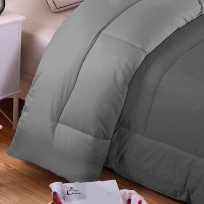 Edredon Premium Bicolor Gris/Gris