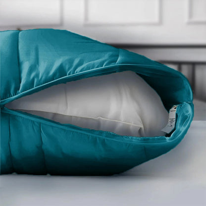 Set *2 Protectores de Almohadas Acolchados Turquesa 50 cm*70 cm