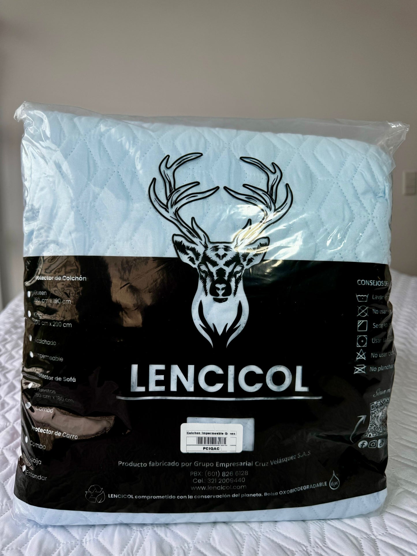 PROTECTOR DE COLCHÓN IMPERMEABLE+ OBSEQUIO FUNDAS
