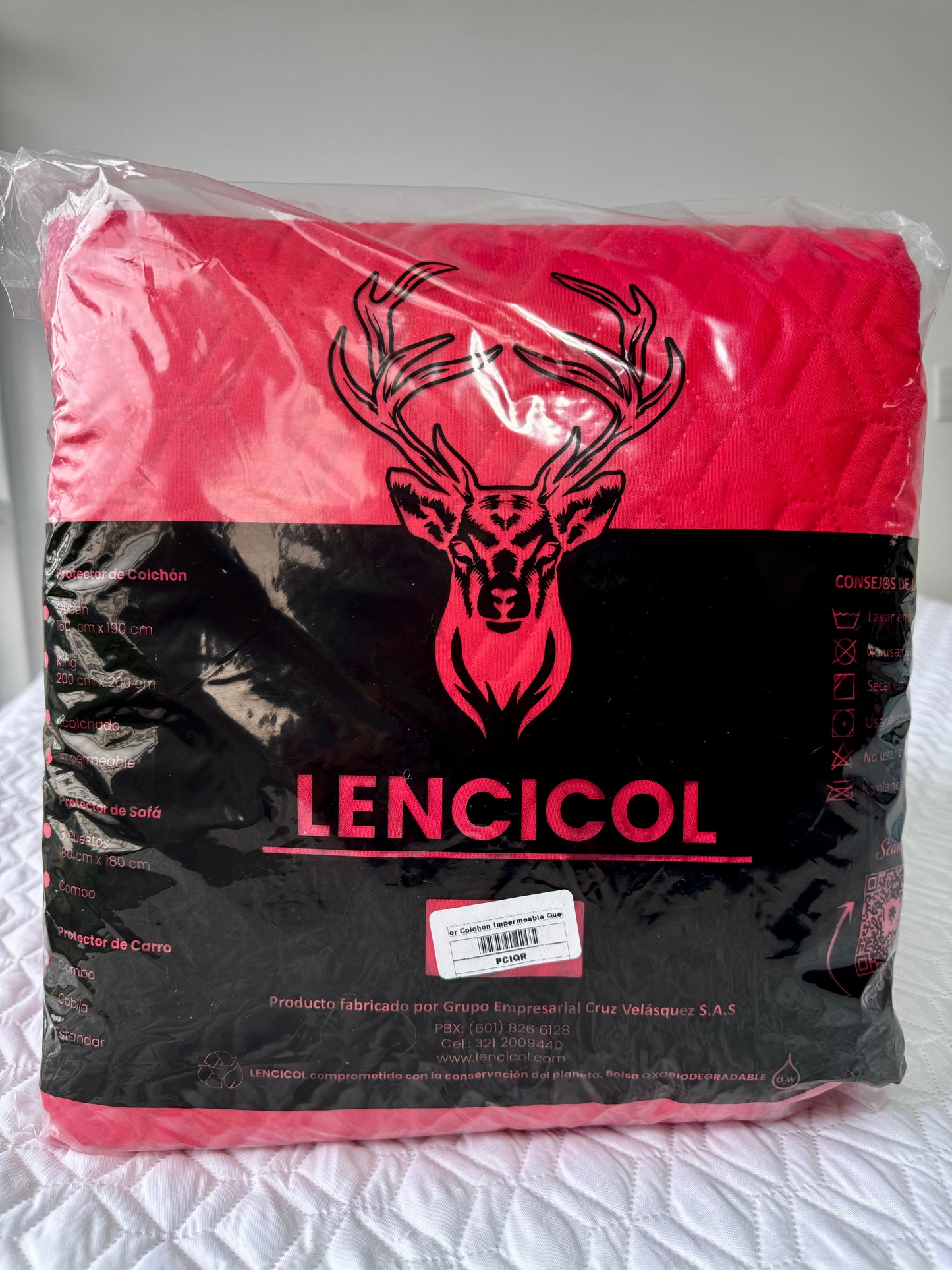 PROTECTOR DE COLCHÓN IMPERMEABLE+ OBSEQUIO FUNDAS